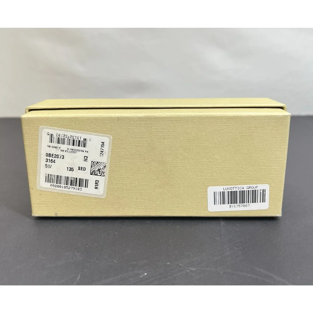Burberry Tan Eyewear Box‎ Booklet Luxottica Group Gold Logo Gift Box High End